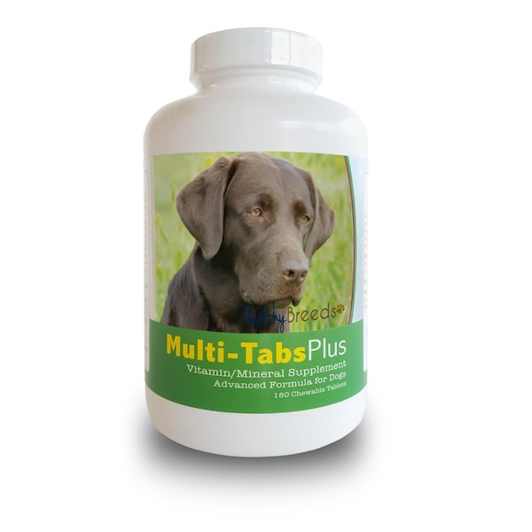 Healthy Breeds Labrador Retriever Multi-Tabs Plus Chewable Tablets, 180PK 840235140370 - main